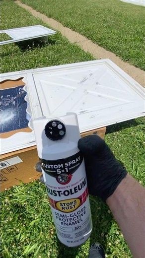 Rust-Oleum Spray Patterns Tested on Metal Storm Doors — All 5 Settings! ‪@RustOleumBrands‬