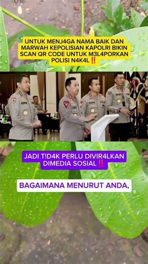 Polisi Bikin Scan QR CODE Untuk Melapork4n Polisi N4k4l#shorts #beritaterkini