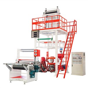 [Hot Item] Automatic LDPE Blown Film Machine with Rotary Die Head Double Winder