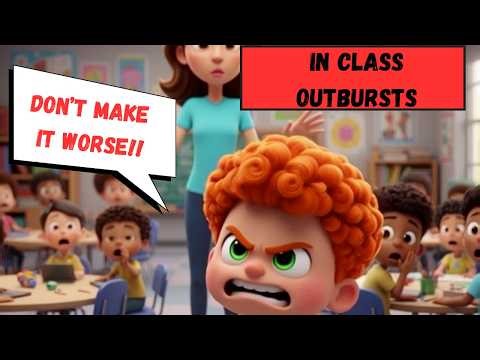 When Someone Loses Control at School! How classmates should handle big Emotions in the Classroom!