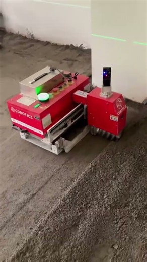 Robotic Floor Screeding Machine Levels Concrete Faster Than Manual Work!