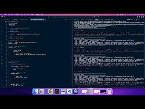 Build an AI Chatbot with Conversation Memory using Python, Ollama & Llama 3 | No LangChain