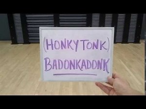 60sec Scoot : HONKYTONK BADONKADONK Line Dance Lesson