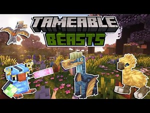 🦆TAMEABLE BEASTS MOD MINECRAFT 1.20.1 ACTUALIZADO💛 - ¡PTERANODON!