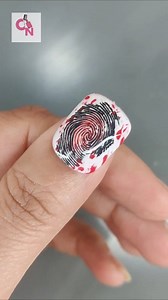This fingerprint crime scene nail art is perfect for spooky Halloween nail art design 🫆🫆💅💅 #pinterestinspo #halloweennails #halloweennailsdesign #fblifestyle #nailarttutorial #crimescene #spookynails | Crazy Nailzz - The Nail Art Studio