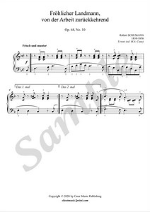 Schumann : The Happy Farmer, op. 68, no. 10
