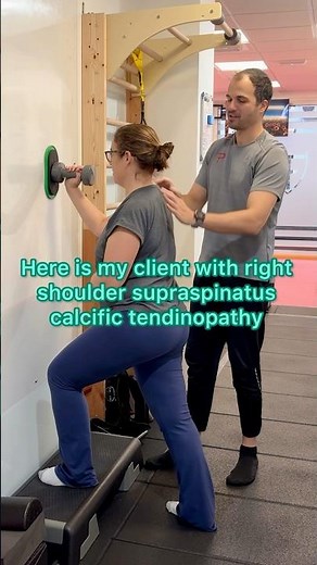 Supraspinatus calcific tendinopathy rehab