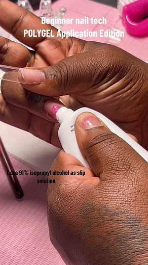 My besties asked for an updated application tutorial so here it is 💅🏾 #polygeltutorial #nailtok #polygel #fyp