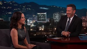 Julia Louis-Dreyfus tells Jimmy Kimmel she forgot to ask permission to kill America's most beloved actor