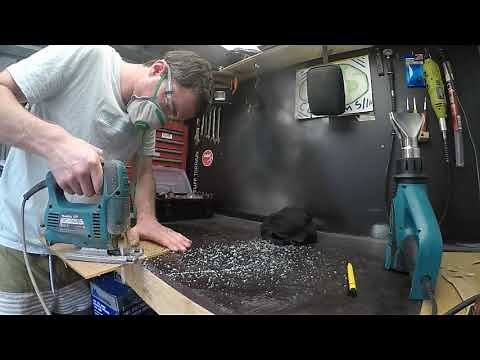 DIY Motorcycle windshield under $10!