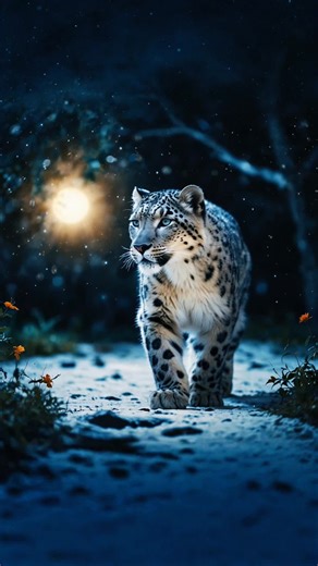 Majestic Snow Leopard Live Wallpaper in 4K