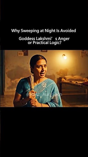 Why Indians Avoid Sweeping at Night: Goddess Lakshmi or Practical Science? #MythBusting