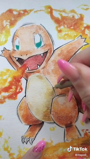 Charmander Pokemon Drawing Tutorial
