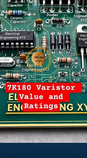 What Does 7K180 Mean on a Varistor? Full MOV Code Explained #diy #electronics