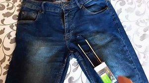 Arduino minimal metal detector - demo on trousers