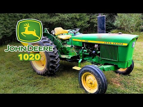 John Deere 1020 | Plowing Garden