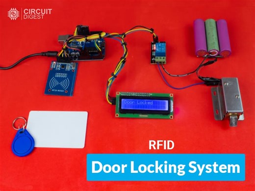 DIY RFID Door Lock System using Arduino
