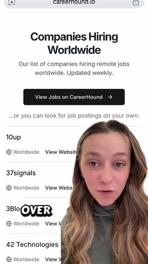 Here is a tutorial on how to find this list of over 300 companies hiring remotely and worldwide! #wfh #workfromhome #remotejobsworldwide