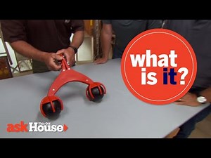 Orange Tool with Rollers | What Is It | Ask This Old House