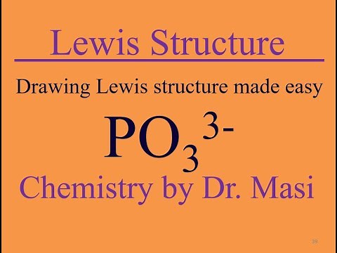 How to draw Lewis structure for PO3-3 phosphite