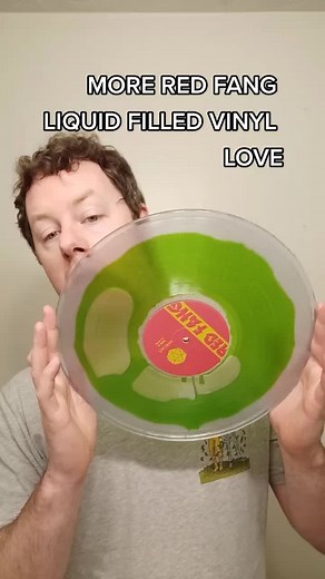 Red Fang Liquid Filled Vinyl Records Showcase