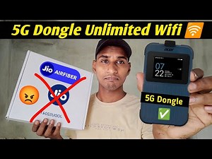 5G Dongle Unlimited Wifi 🛜 | Jio AirFiber Don't Buy 😡 | Much better than Jio Airfiber | Speed test