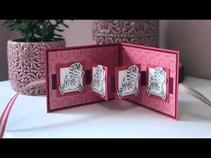 W-Fancy-Fold-Card | Fun Fold Karte | Mega Geburtstagskarte basteln | Zany Zebras | Stampin' Up!