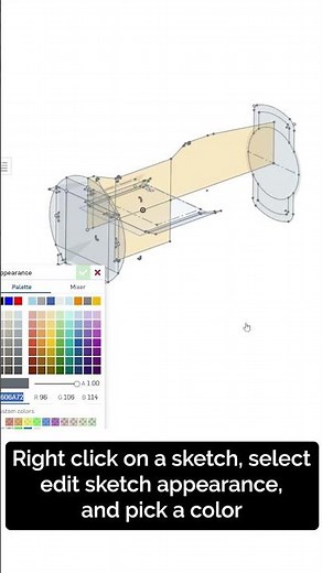 Change Sketch Colors in #Onshape