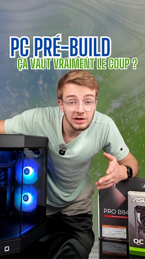 💻 Pré-build ou PC monté soi-même ? La question qui fait débat ! On pense souvent qu’un pré-build est “trop cher”, mais chez ForzaPC, grâce à nos plateformes pro, la différence de prix est bien plus faible qu’on ne l’imagine 👀 🔥 Chez nous, c’est surtout : • Conseils en direct pour choisir des composants compatibles • Montage impeccable (Enzo a monté des milliers de PC 😎) • Tests complets, ventilateurs calibrés, Secure Boot XMP activés • Windows 11 Pro déjà installé • Et un SAV ultra simple :