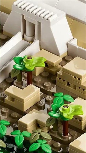 LEGO Great Pyramid of Giza 🏜️🧱 Ancient Wonder in Bricks! #shorts