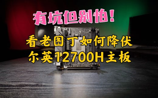 老图丁折腾尔英i7-12700H板载CPU主板，测了下Intel锐炬核显的性能。这板子大体没毛病，小问题看完视频都能解决