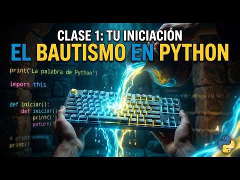 Python desde CERO: Tu iniciación comienza AQUÍ (Sin humo de IA Bros)