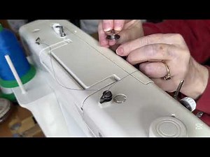 Husqvarna Viking Mega Quilter bobbin winding