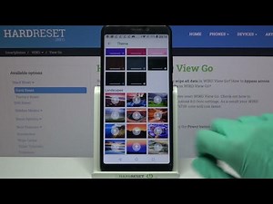 How to Change Keyboard Theme Keyboard Style on WIKO View Go