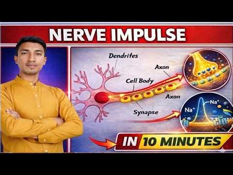 Transmission of Nerve Impulse | Synapse & Action Potential | Class 12 Biology