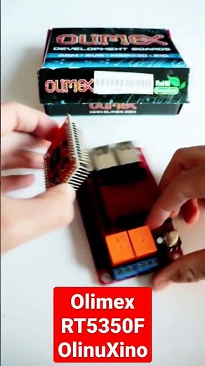 Olimex RT5350F-OLinuXino with Ralink MIPS SoC for WiFi routers with Linux and OpenWRT #shorts