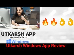 Utkarsh Windows App Review ।On Computer । #Review #Windowsapp