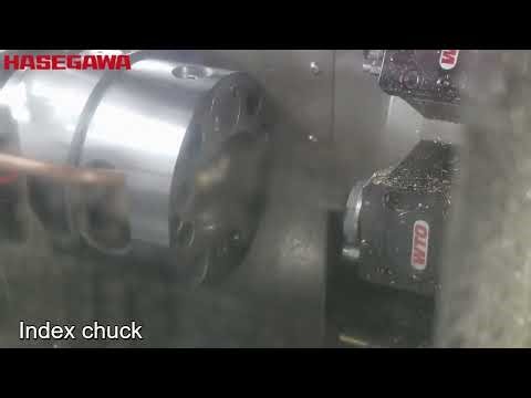 【CW42MYGⅡ】インデックスチャックでバルブ加工！Valve Machining with Index Chuck!