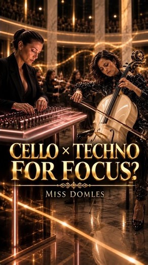 Do You Need Silence to Focus? 🖤 | Dark Cello & Orchestral Techno | Miss Domles
