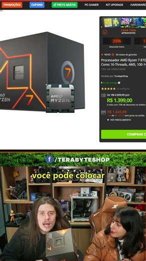Gráfico integrado nível placa de vídeo dedicada? Temos! Corre pro link da bio e confere! 💻⚡