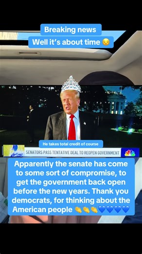 It’s about freakin time 😒#cdnn #governmentshutdowns #democrats #republicans @cdnn.4u @cdnn.4u @cdnn.4u