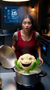 ☠️☃️📽️Alien Cauliflower Experiment | Sci-Fi Kitchen Thriller Story #moovie #horror #alien #suspense