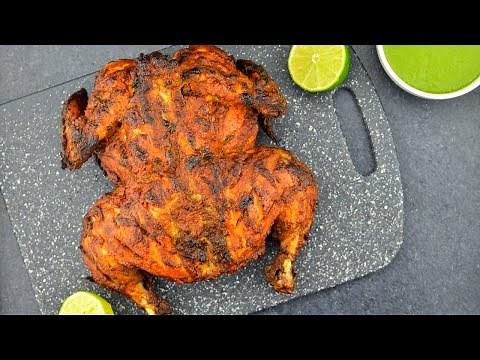 Whole Tandoori Chicken in Oven | Whole Chicken Tandoori Recipe | Whole Chicken Roast Indian Style