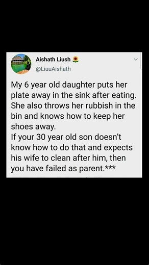 raise boys who clean too | Subscribe for more #motivation 😊👍