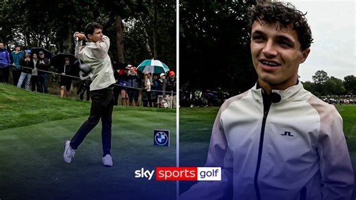 BMW PGA Championship Pro-Am | Lando Norris more nervous playing golf than racing in F1