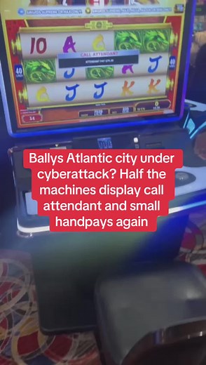 Now Ballys Atlantic City slot machines are malfunctioning the same way as MGM machines did #vegaspaulycshow
