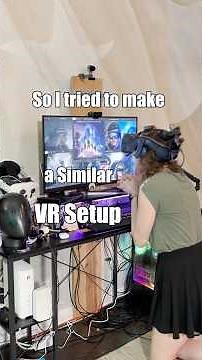 I made The Ultimate Ready Player 1 VR Setup #gaming #quest3 #vr