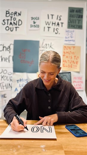 DESENIO - ART ONLINE on Instagram: "Where process becomes story. A look inside the workshop that shaped the text prints of our newest drop. ✨"
