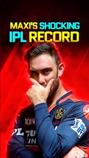 The IPL Record Glenn Maxwell Will Never Forget… 😱 Shocking Stats! #Cricket