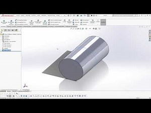 Tuto SolidWorks - Cylindre en Français